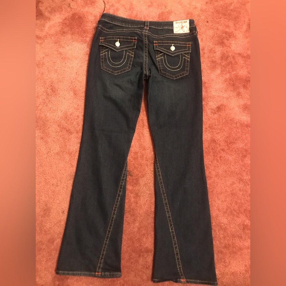 True religion Joey low rise flare jeans size 32